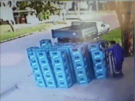 |搞笑GIF动图:别再说乌龟跑的慢,只是它没发挥出来