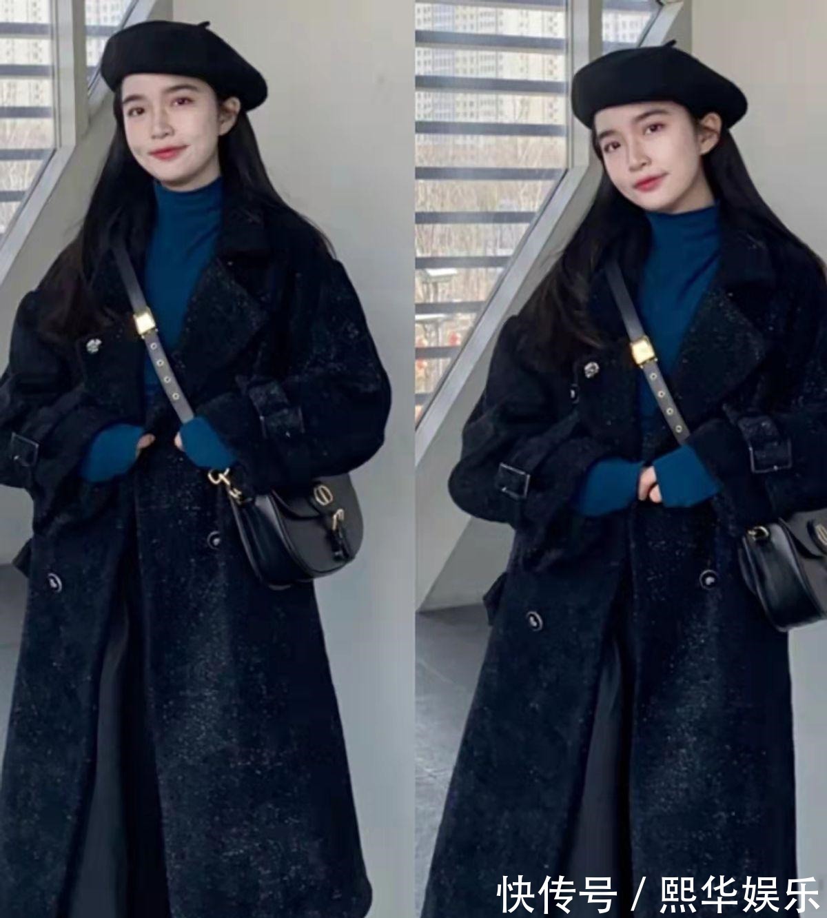 穿搭 秋冬黑色大衣太“普通”?试着搭配这些裙装,让你美得优雅又体面