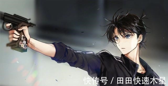 服部平次|画师笔下的《名侦探柯南》，新一持枪超帅气，怪盗基德贵族气质