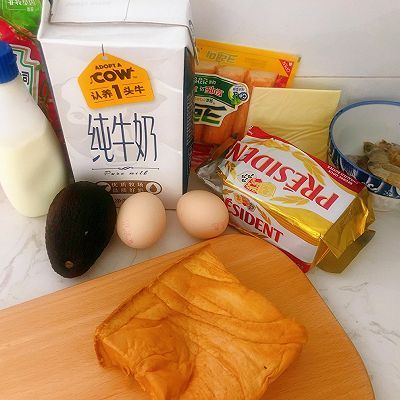 黄油|厚蛋烧吐司三明治