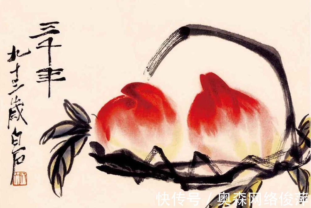 牛画&齐白石一幅牛画卖了两千万,放大30倍再看,终于发现秘密