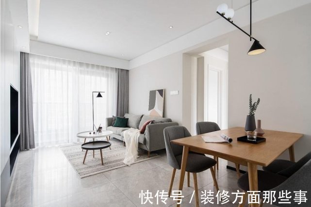 电视背景墙|90平北欧风三居室,温柔的家时常给人精神慰藉