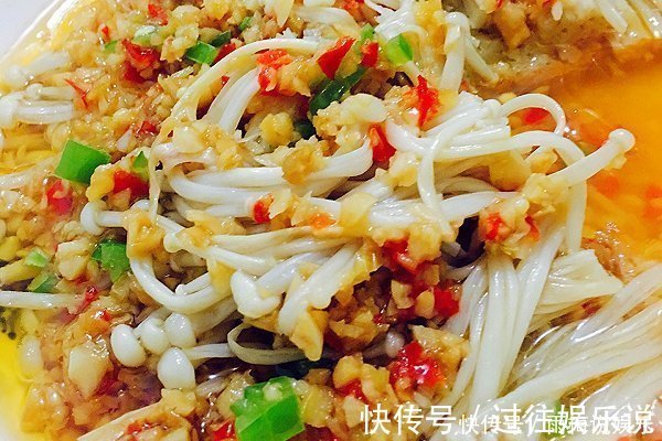 针菇|儿子就爱吃我做的金针菇,每次都能吃一盘,做法又快又简单