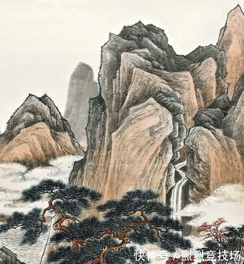 技法!常见题材也可以画出新鲜感,张石园绘《携琴访友》