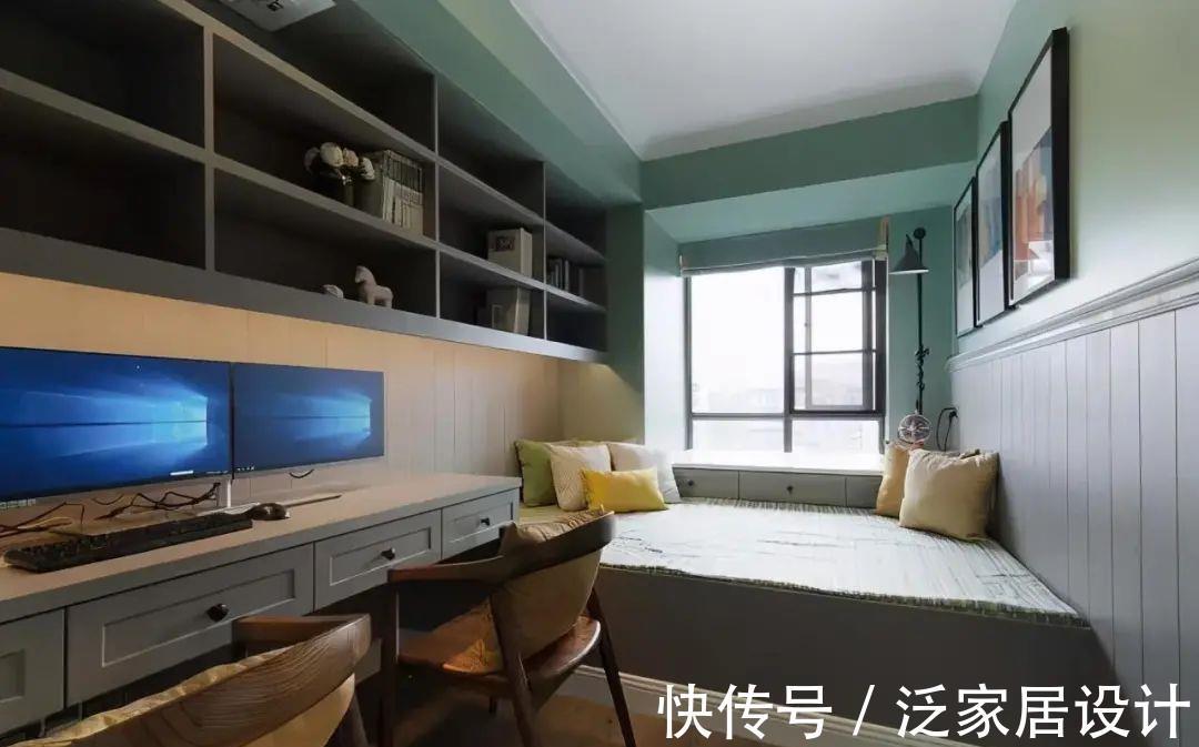 墙面|越来越多人喜欢北欧风,这套127㎡莫兰迪色系装修超美
