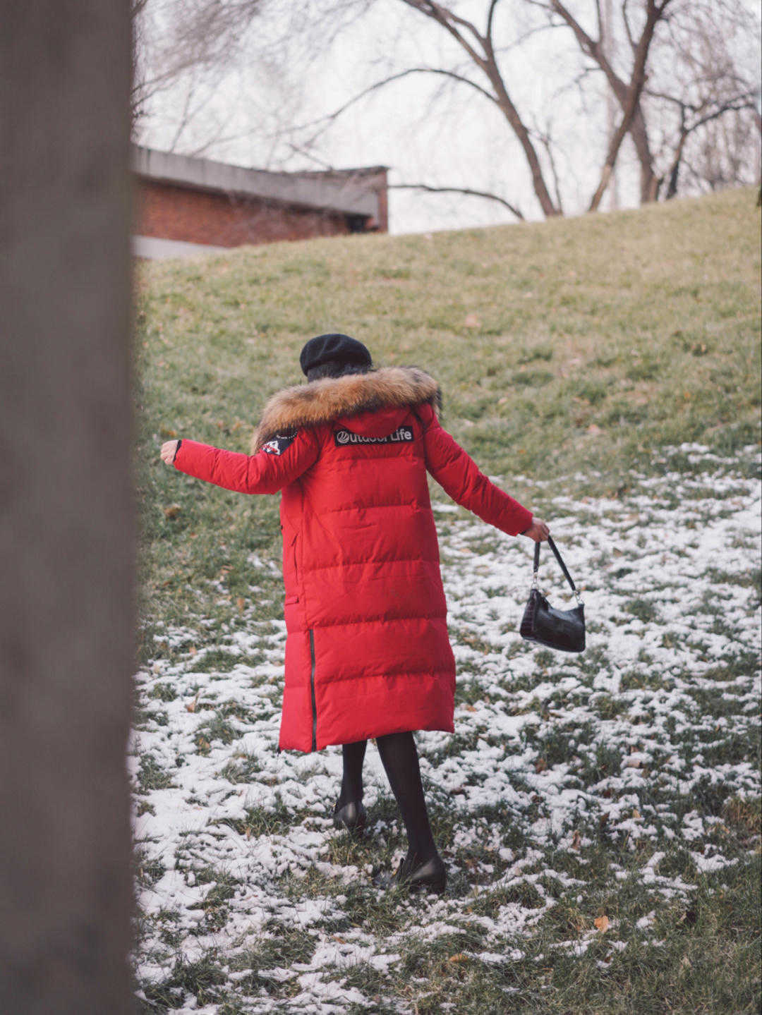 紧身裤|应对降温我有妙招!各种羽绒服穿搭分享,让你美得优雅