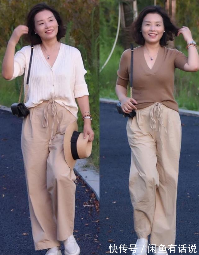 质感|女人到中年别穿得花花绿绿，学50岁韩国主妇这么穿，优雅有高级感