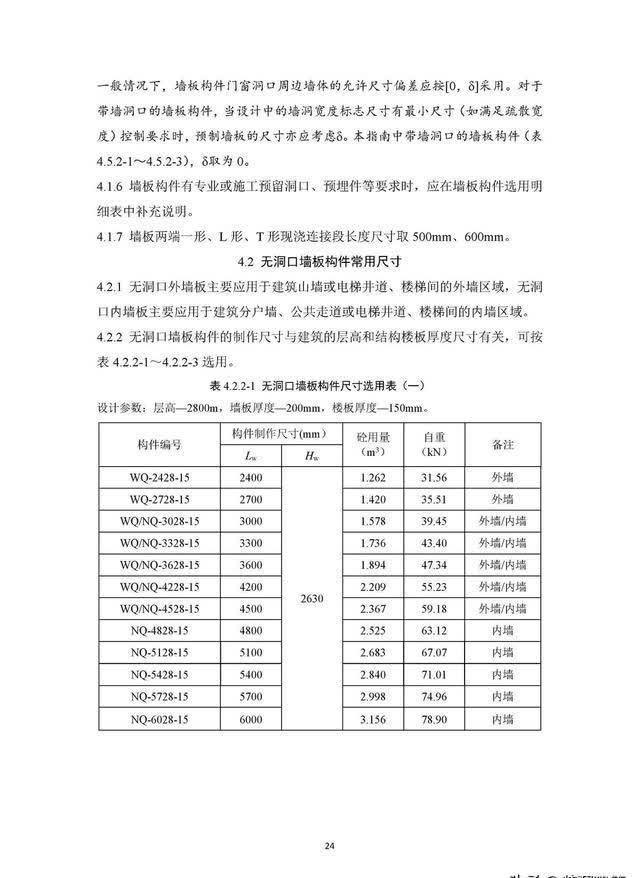 尺寸|住建部《装配式混凝土结构住宅主要构件尺寸指南》正式发布