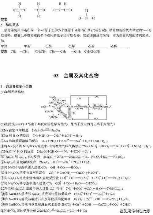 高考化学：“二轮复习”必背知识点大全！开始复习！