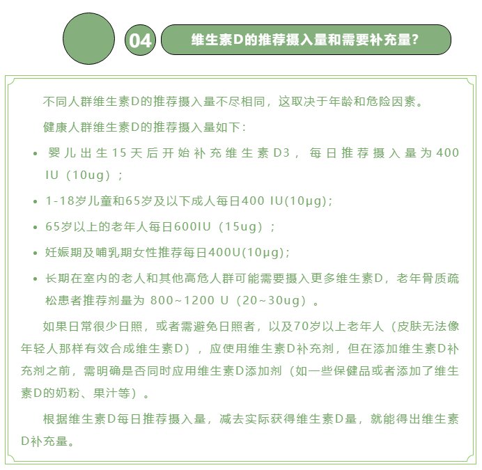 维生素d|老少皆宜的维生素D该怎么用？