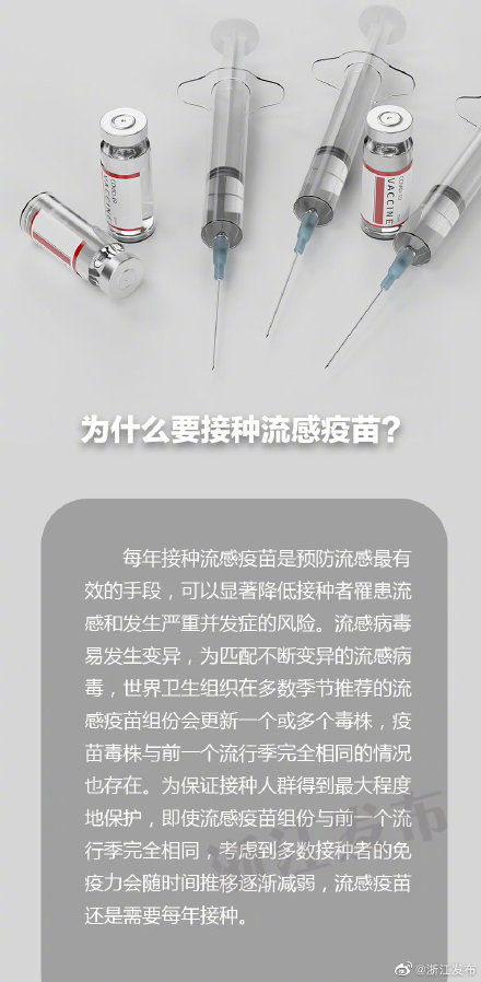 流感疫苗|流感疫苗与新冠病毒疫苗是否可同时接种？答案来了