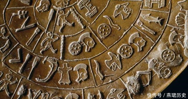 斯托斯|克里特岛发现一种斐斯托斯圆盘,上面的文字不好破译