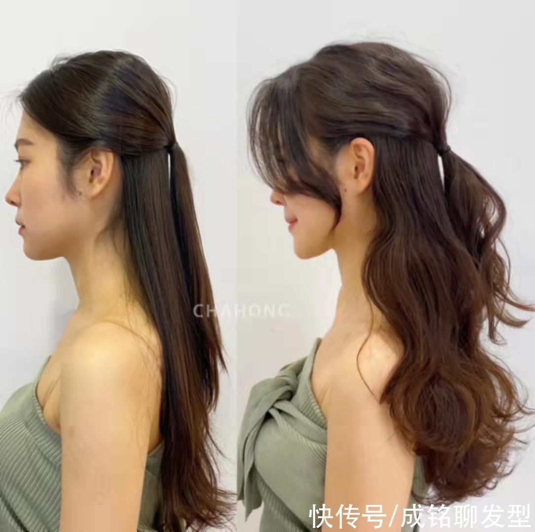 发尾 换对发型有多重要，时尚减龄又显脸小，这10款发型让你颜值翻倍