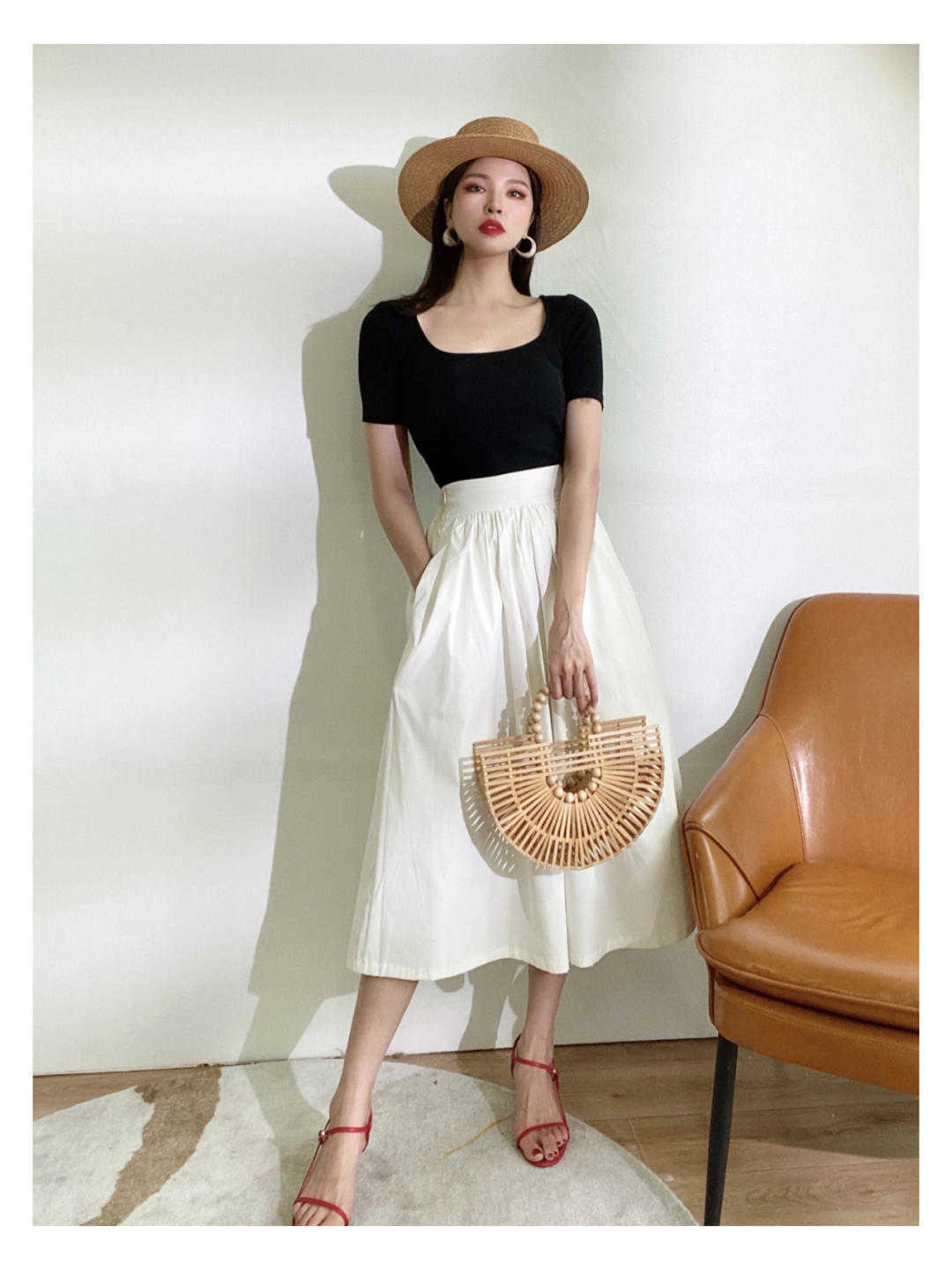 西装|基础款怎么穿出高级感?短款西装配连衣裙优雅温柔,显瘦又时髦