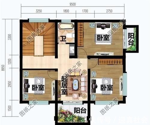 卧室|适合农村75平宅基地的自建房图,总有一款是你的心头好