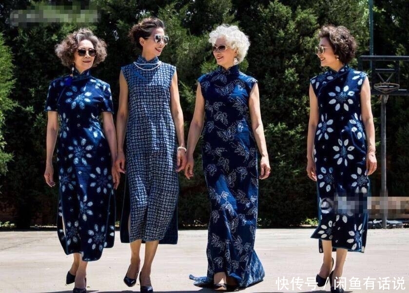 奶奶们|“时髦奶奶团”真长脸,穿一身旗袍美成街头风景,优雅老去的榜样