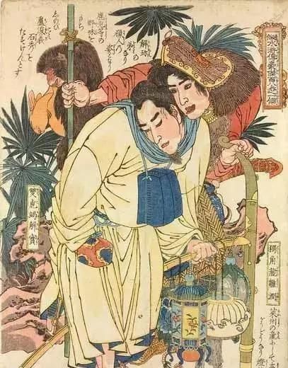 浮世绘&日本人眼中的梁山好汉长啥样——歌川国芳笔下的水浒人物