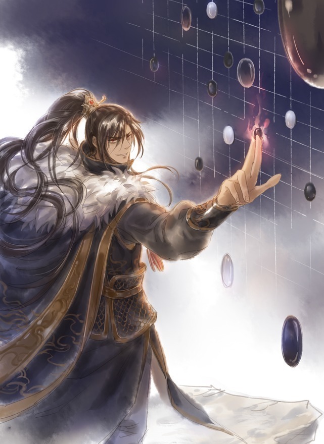 贺朝$纯爱中擅长书法的主角,盛望的字站不起来,花城字跟他名号一样