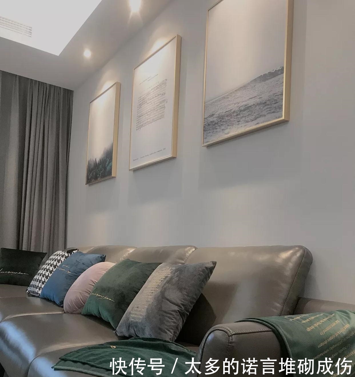 墙砖|160㎡新房,装修花了38W,全屋简约舒适,电视墙实在喜欢!晒晒