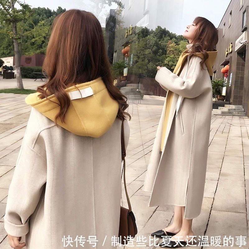 气质出众 建议大家大衣不要配黑裤子!现流行这样穿,美得无懈可击