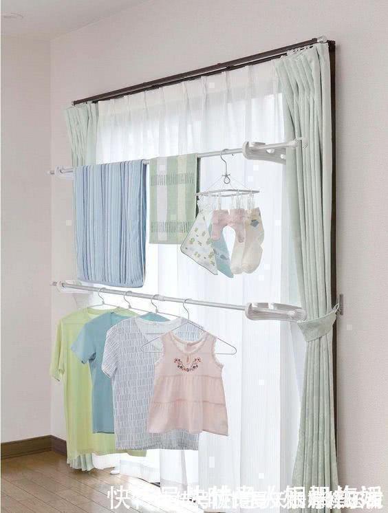 洗衣机|日本人从不在阳台放洗衣机晒衣服,室内只要1㎡,处处都能晒得了