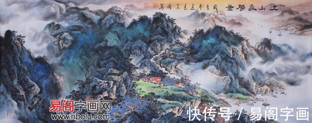 平远法&画家周金阊的山水画为什么备受推崇？