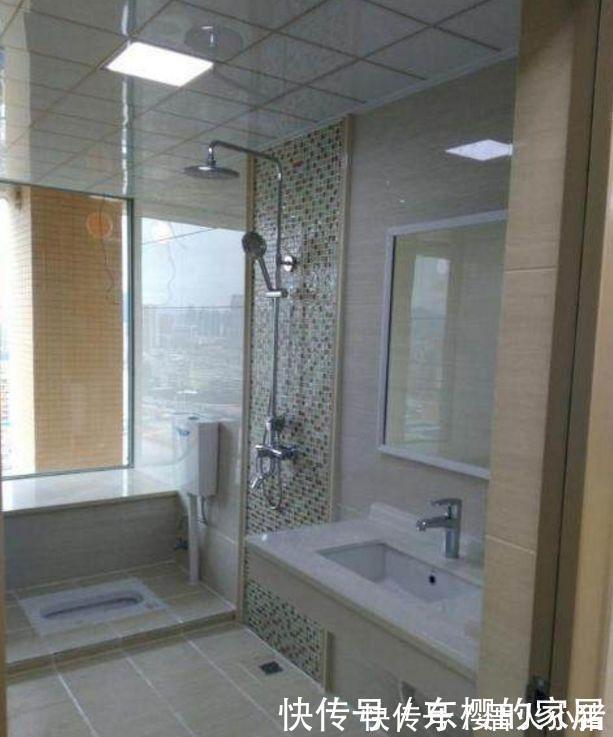 墙板|老公硬要全屋贴瓷砖,厕所装“蹲坑”,完工后大气极了,真实用