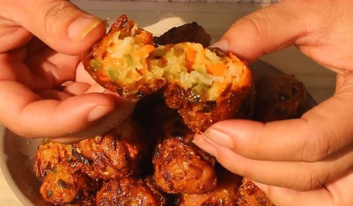  炸萝卜丸子，加面粉还是淀粉？都不对，这么做金黄酥脆，放凉不软