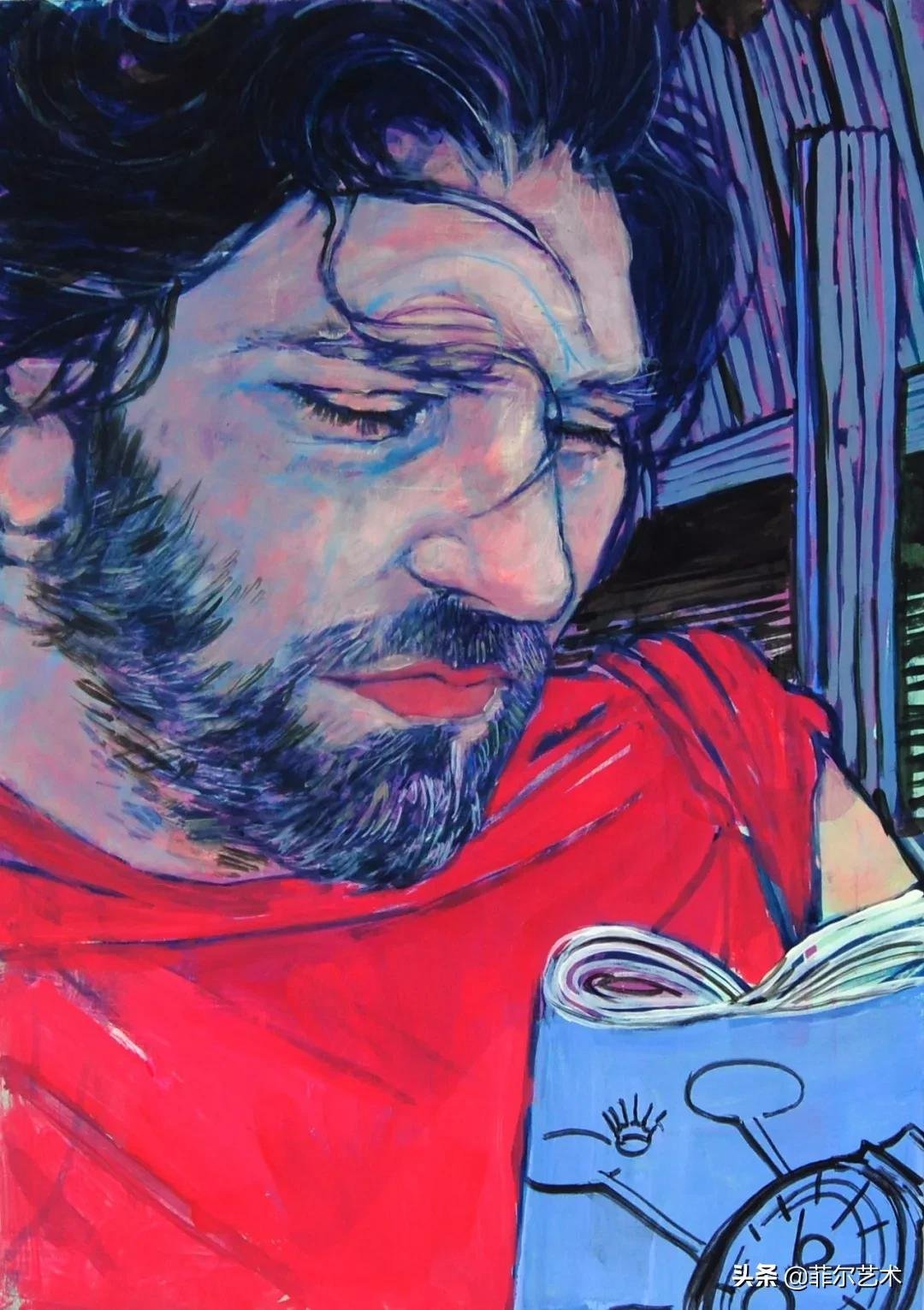 霍普·冈洛夫&美国画家霍普·冈洛夫用平静的笔触描绘强烈的感情