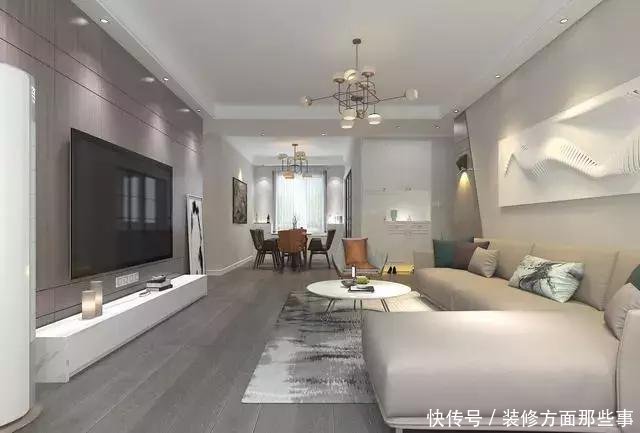 色调|81平现代风在白咖灰中加入少许亮色点缀,效果居然还不错