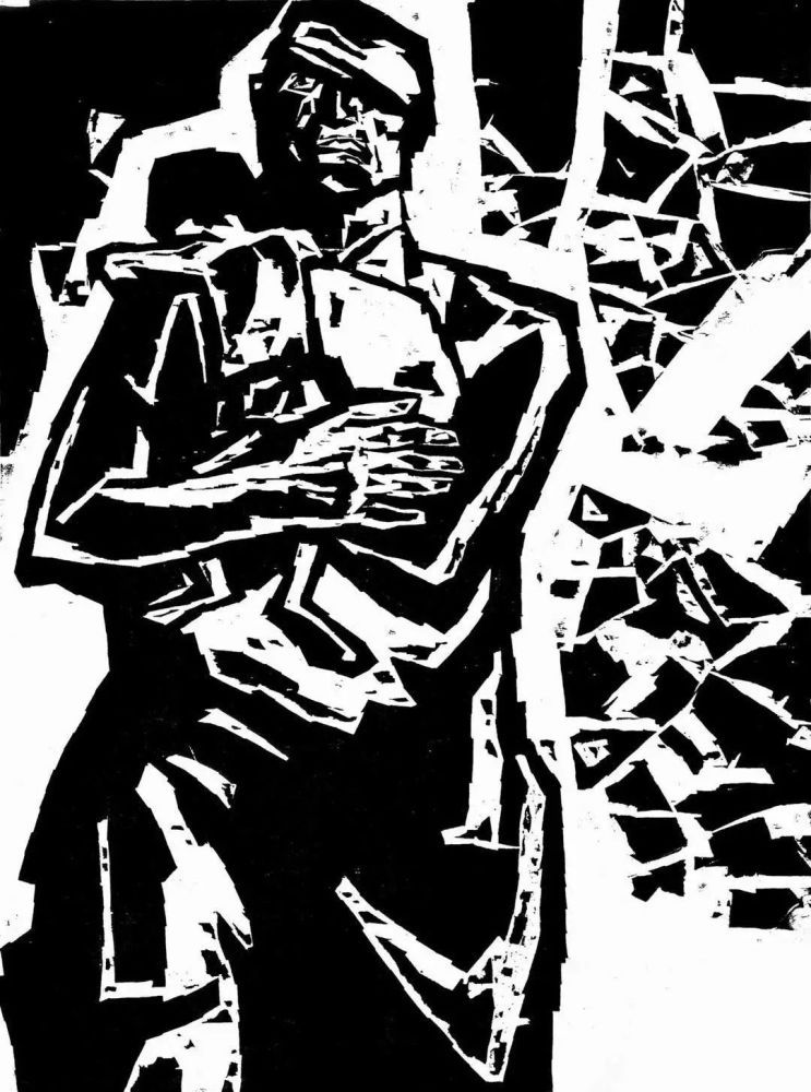 程勉|国家公祭日|三十年用心用情创作,87岁版画家笔下的“南京大屠杀”