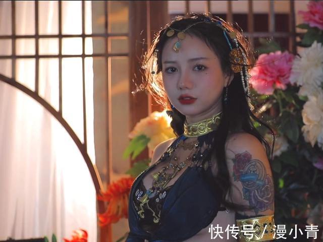 大哥|高颜值美女COS永劫无间迦南,只因身材太好,播放量破百万