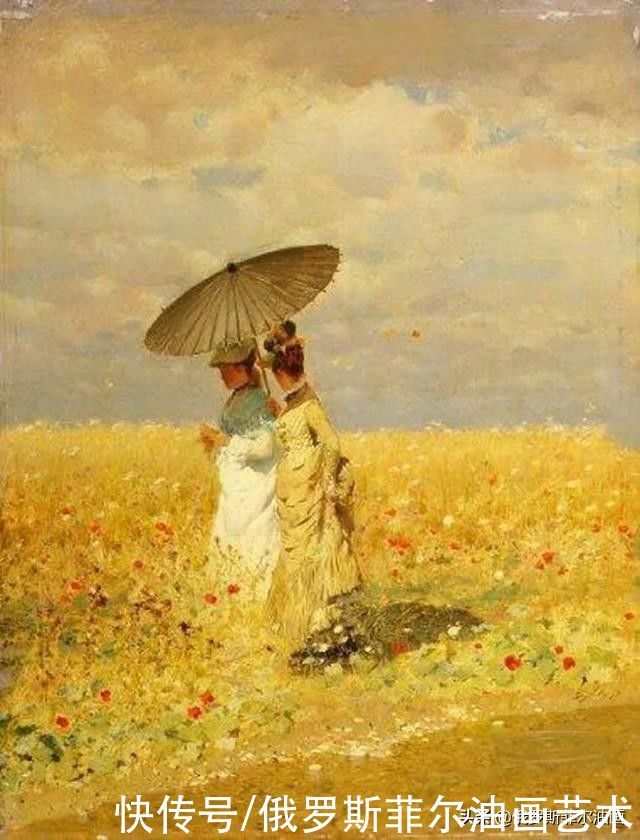 de#意大利大画家德·尼蒂斯的油画作品,莫名的好看,耐看,非常喜欢