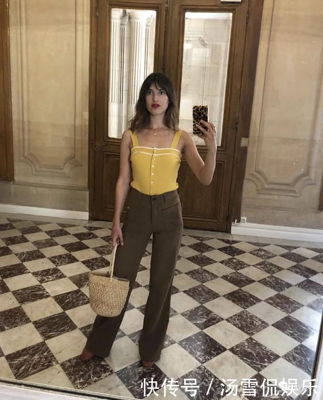 入秋的针织衫该怎么穿?女人来学学法式优雅风,浪漫和高级通通有