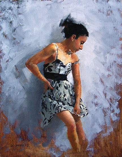 油画&笔触与色彩的乐章,美国画家谢菲兹的油画欣赏