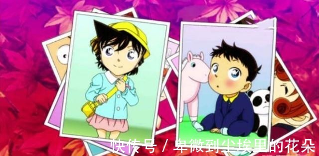 有希子|历经17年的照片,柯南成长为新一,小兰那一年长出了角