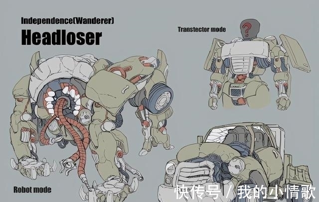 挖掘机|全新变形金刚角色设计,大黄蜂变成了挖掘机?