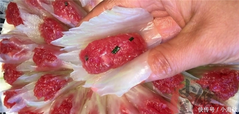 娃娃菜的新吃法,鲜嫩美味,一层比一层香,营养解馋