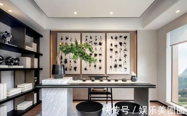别墅|广州夫妻的265㎡别墅，屋里风景别致，光是茶室设计，就品位十足