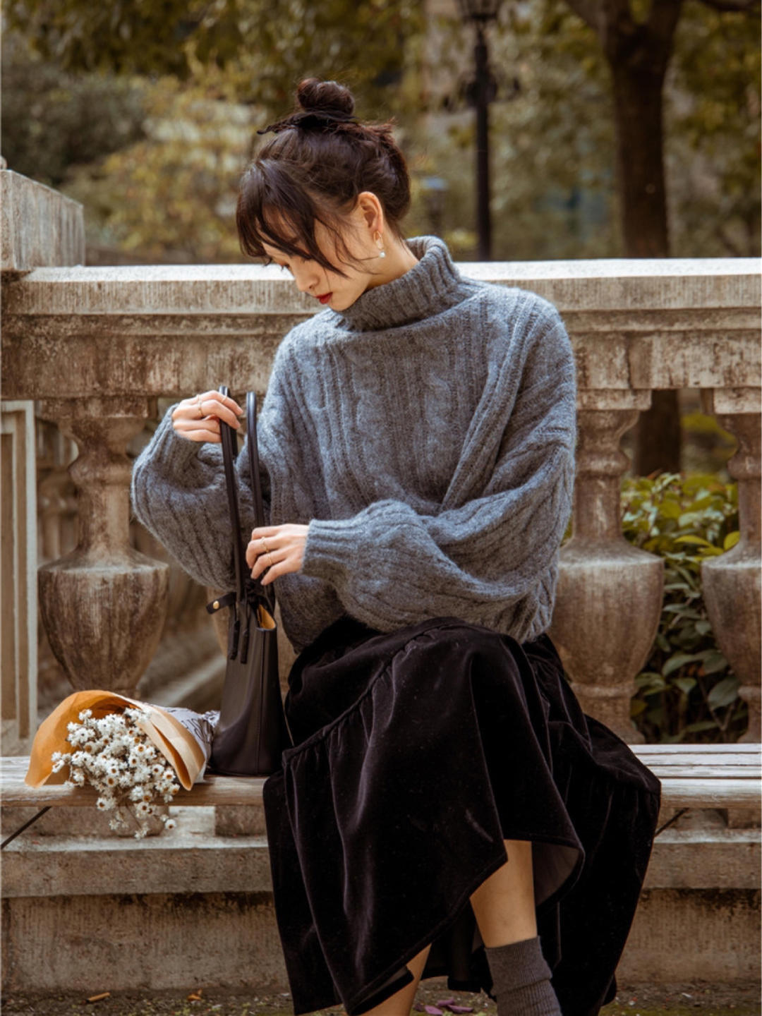 法式风毛衣 冬季就适合穿“法式风毛衣”,这些单品百搭又显气质,美得高级