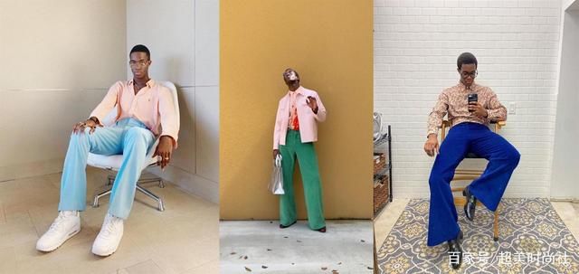 t恤|黑人时尚模特走红网络，复古时尚风引人注目，还获评最佳着装奖