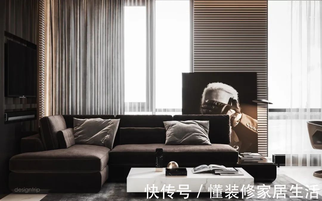 客厅|轻奢系客厅设计