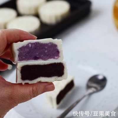 米月饼|寒冷与温暖之间只差一碗芋泥米月饼