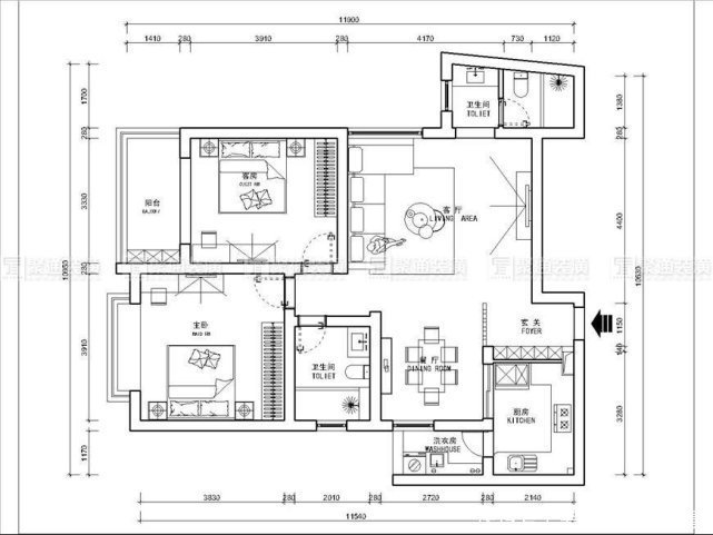 现代|137㎡现代简约设计，客厅丰富而生动的场景，为客厅注入活力