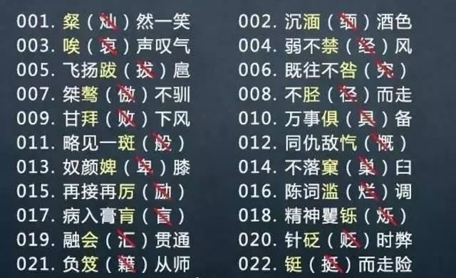 错别字|从小学到高中，这200个错别字，次次考，次次错！