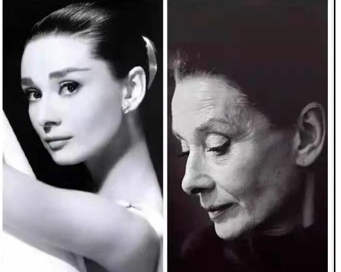 版型 赫本老年干瘦有皱纹仍优雅美丽,穿搭经典有书香气,超合适妈妈们