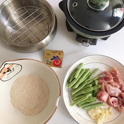 鸡肉豆角焖卷子|减脂期必备的鸡肉豆角焖卷子，拒绝?肥胖