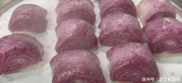 紫薯|紫薯水晶卷,软糯Q弹营养美味,大家吃了都说好