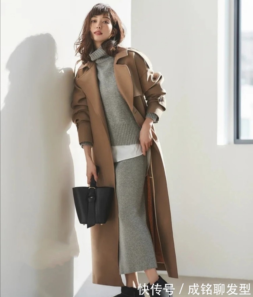 鞋子 为什么日本主妇喜欢“大衣+半裙”?看这组穿搭就知道,太优雅了
