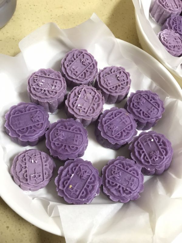 紫薯粉|芋泥饼皮月饼